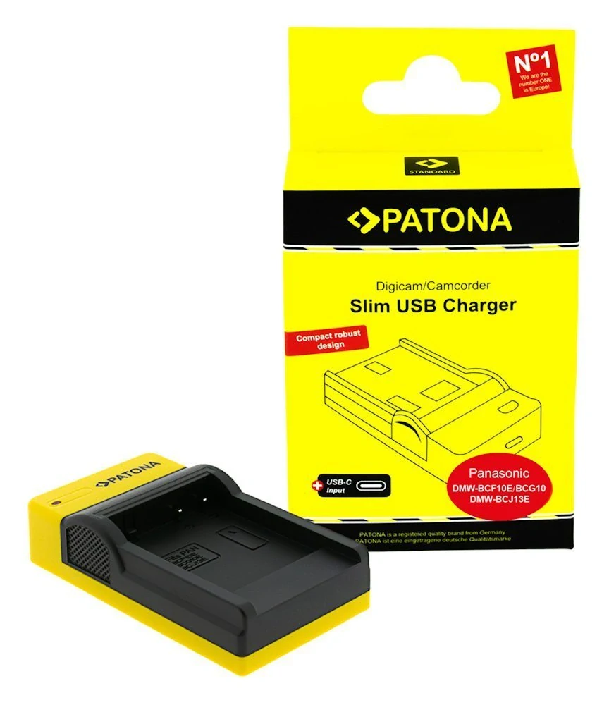 PATONA Foto Panasonic DMW-BCF10E slim, USB - neoriginálna