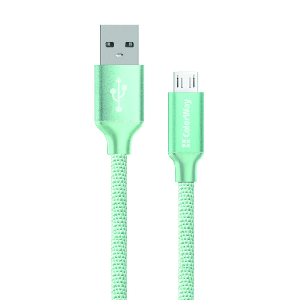 ColorWay Kábel USB MicroUSB 2.1A 1m - mäta