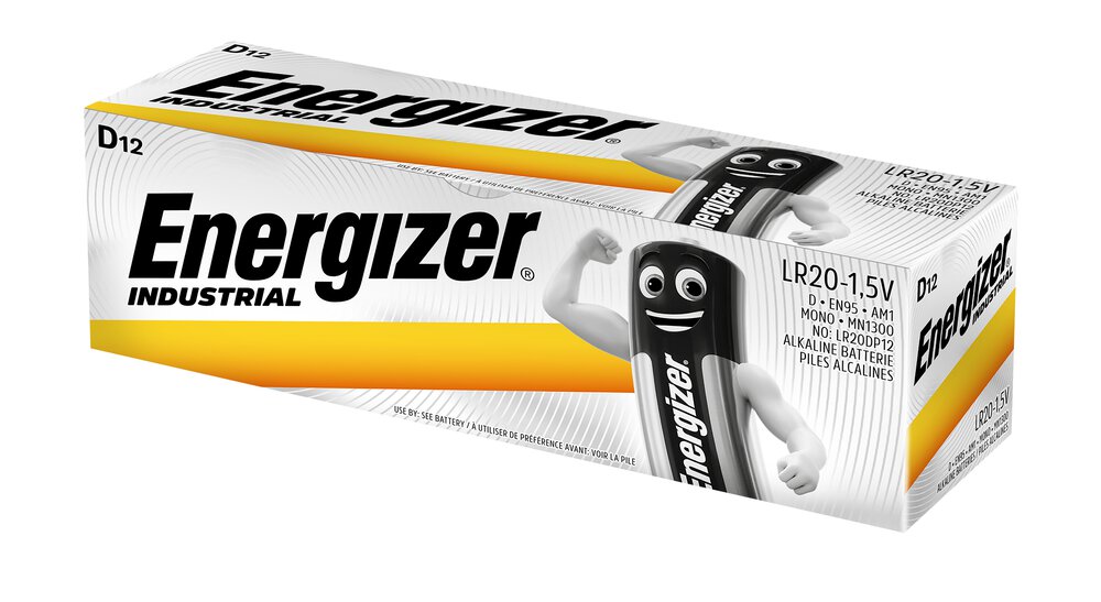 Energizer Industrial LR20/D Alkaline - 12ks