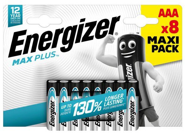 ENERGIZER MAX PLUS LR03/AA - 8ks