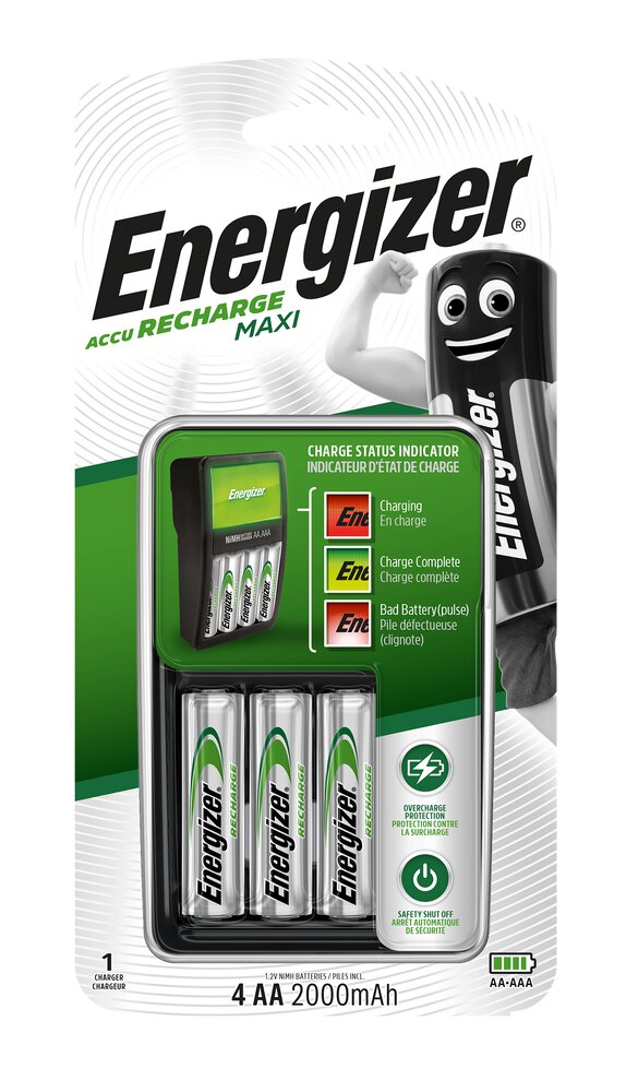Energizer Maxi + 4ks R6/AA 2000 mAh
