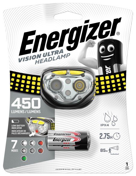 Energizer Vision Ultra Headlight 450 lumens