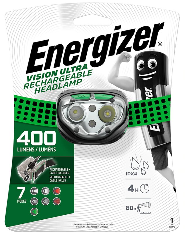 Energizer Vision Ultra RECHARGEABLE 400