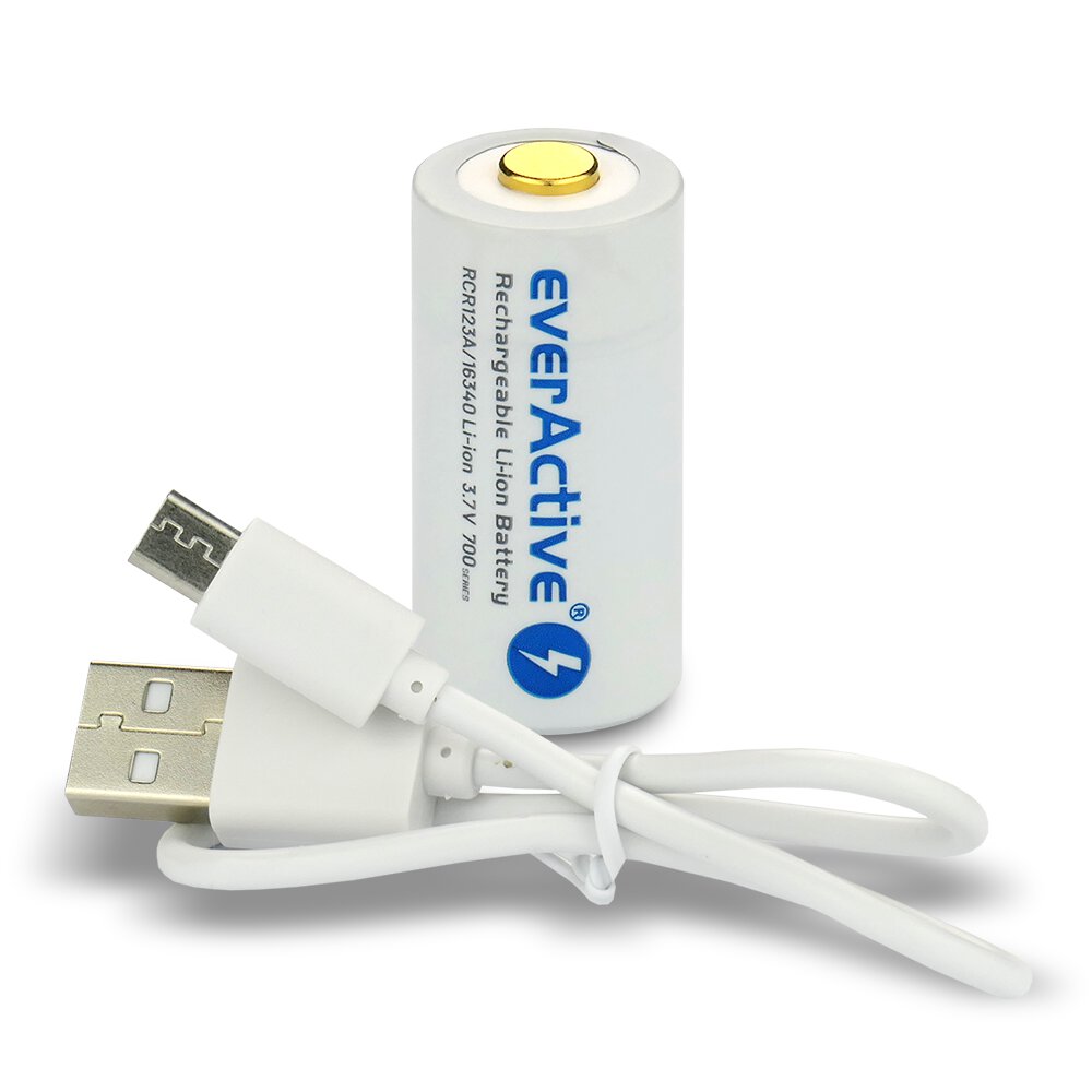 everActive 16340/RCR123A 3.7V Li-ion 700mAh