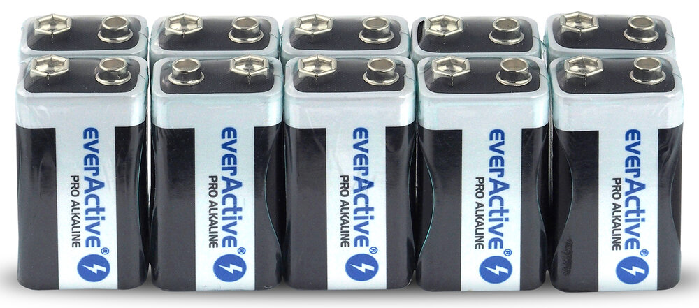 everActive 9V/6LR61 Pro Alkaline - 10ks