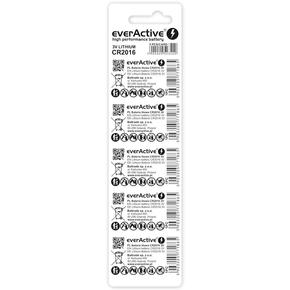 everActive CR2016 5ks