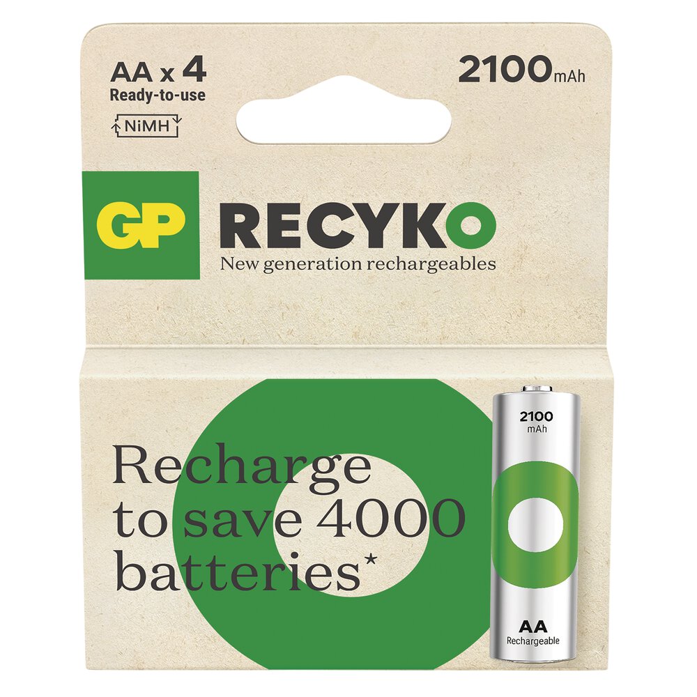 GP ReCyko R6/AA 2100mAh - 4ks