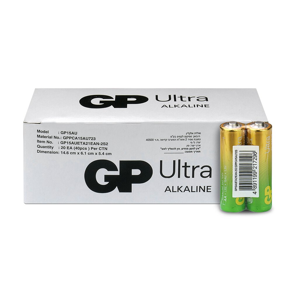 GP Ultra Alkaline (G-TECH) LR6/AA - 40ks