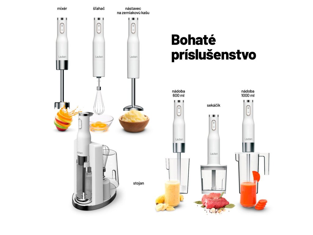 Lauben Stick Blender 800WT