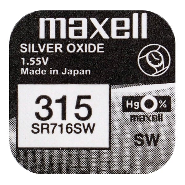 MAXELL 315/SR716SW - 1ks