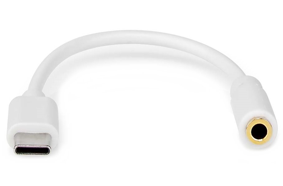 NEDIS USB 2.0 adaptér/ USB-C zástrčka - 3,5 mm zásuvka 10 cm