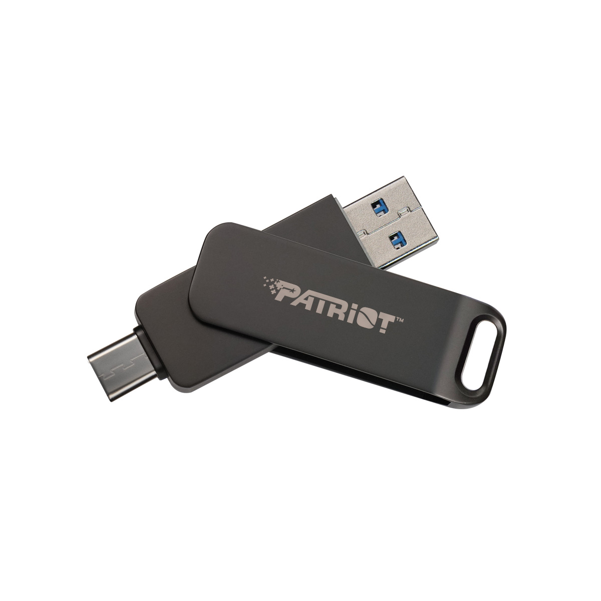 Patriot Rage R550 /128GB/USB 3.2/USB-A + USB-C/Čierna