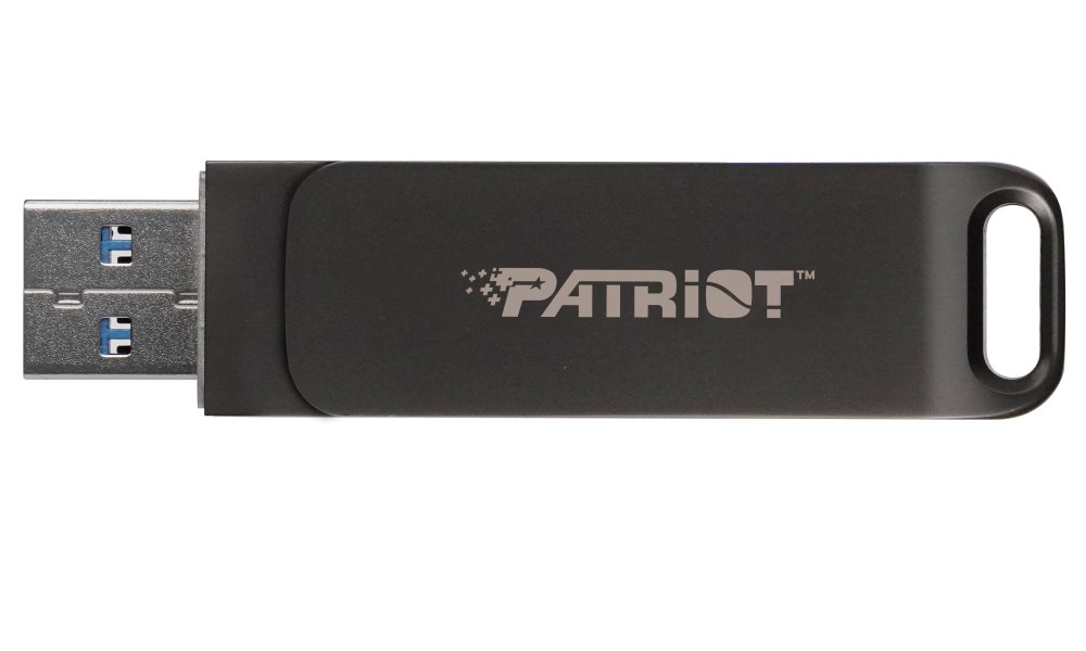 Patriot RAGE R550 256GB/USB 3.2/USB-A + USB-C/Čierna