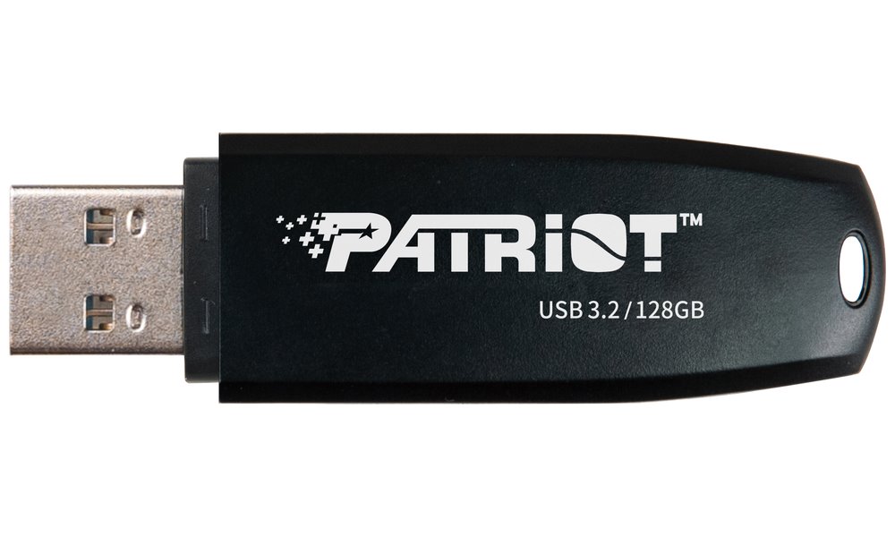 PATRIOT Xporter CORE 128GB Typ-A / USB 3.2 Gen 1 / plastová / černá