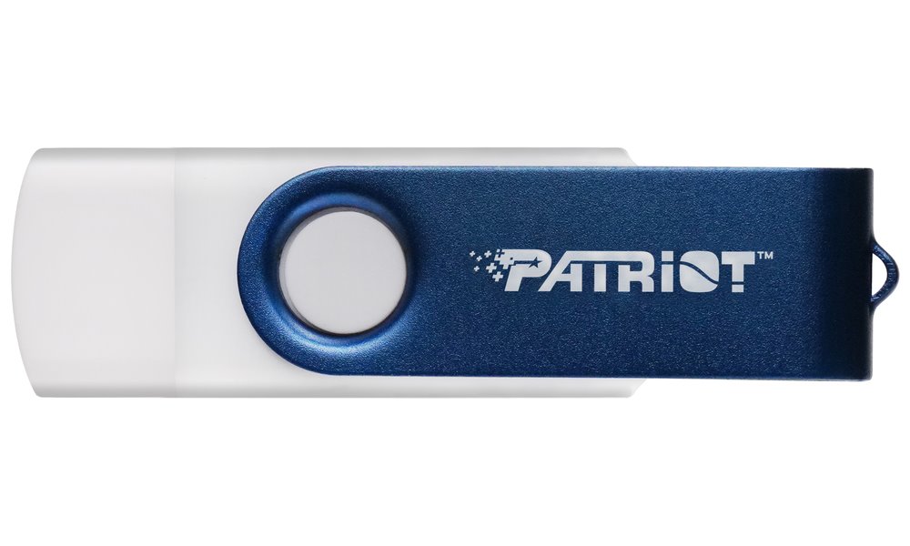 PATRIOT Xporter X550 256GB / USB Typ-A + USB Typ-C / USB 3.2 Gen 1 / biela-modrá