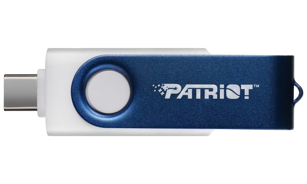 PATRIOT Xporter X550 512GB USB Typ-A + USB Typ-C / USB 3.2 bílo-modrá
