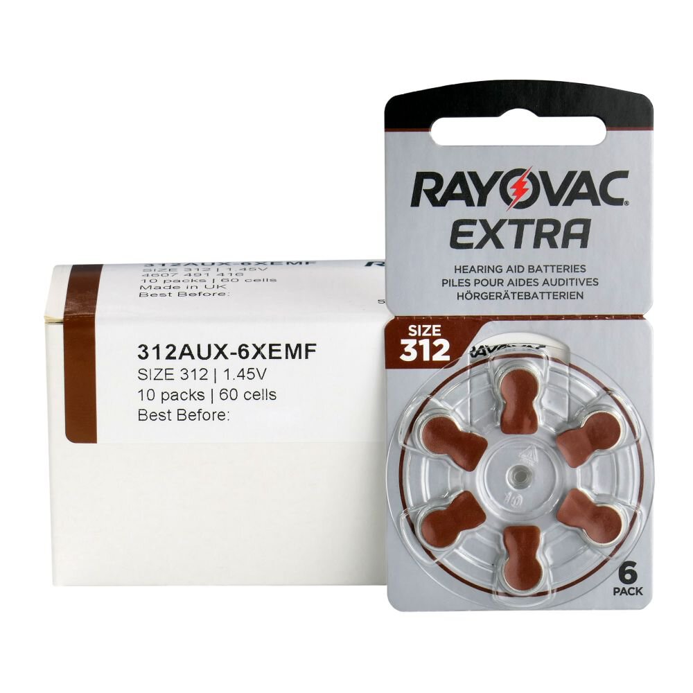 Rayovac Extra 312 - 6ks