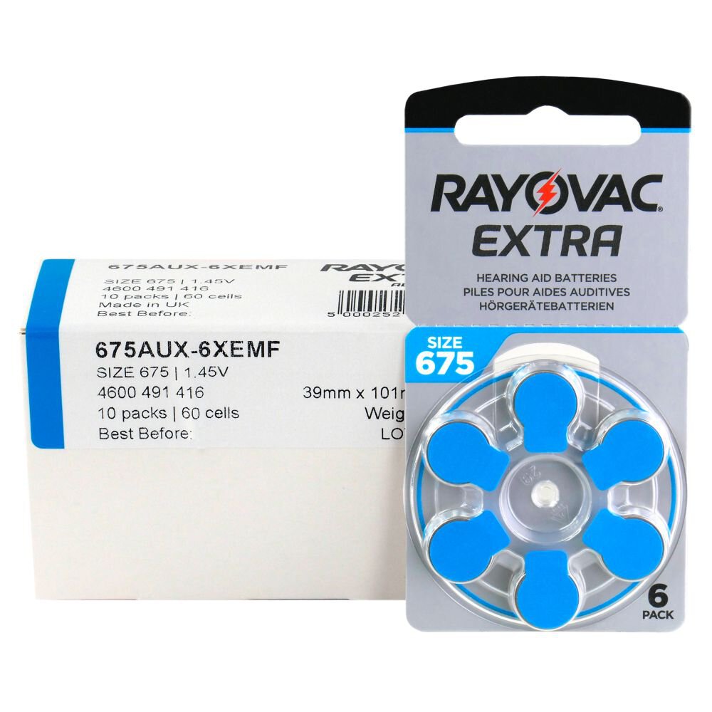 Rayovac Extra 675 - 6ks