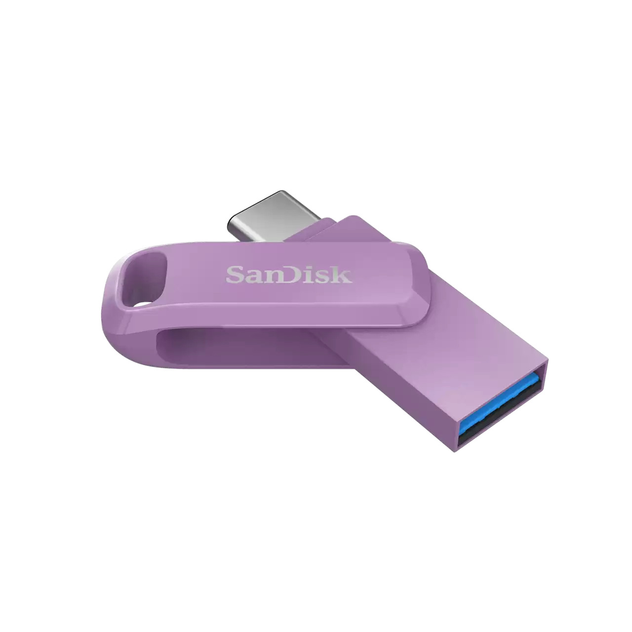 SanDisk Ultra Dual Drive Go/64 GB/USB 3.2/USB-A + USB-C/Fialová