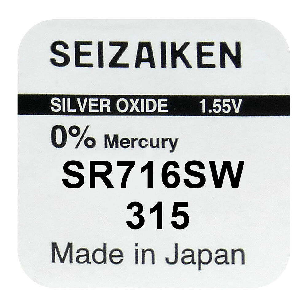 Seizaiken SEIKO SR716SW/315 - 1ks
