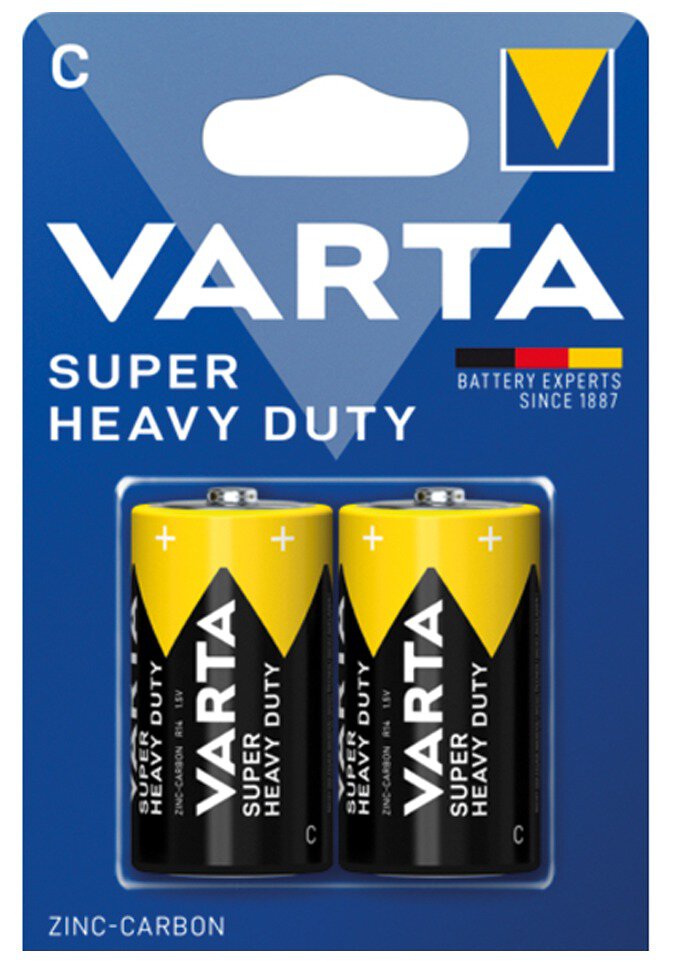 VARTA SUPER HEAVY DUTY R14/C - 2ks