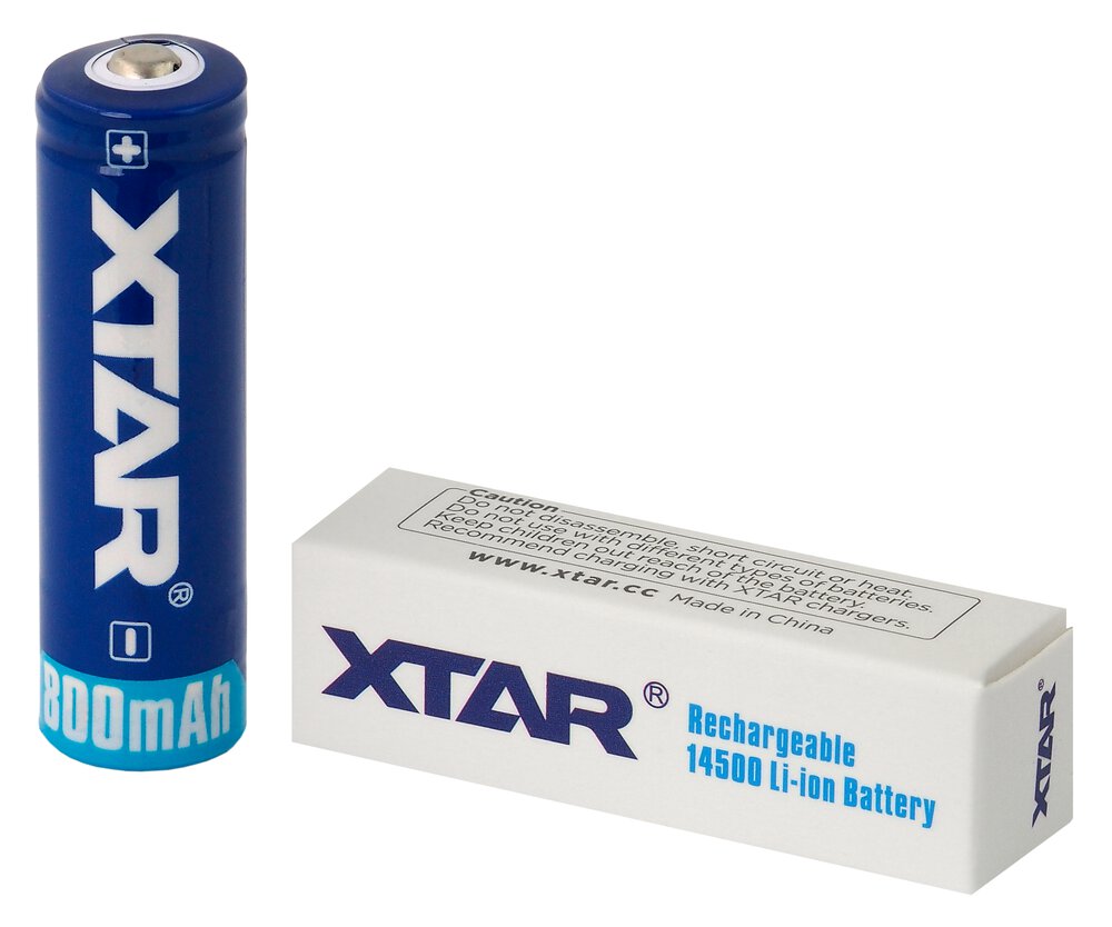 Xtar 14500/AA/R6 3.7V Li-ion 800mAh