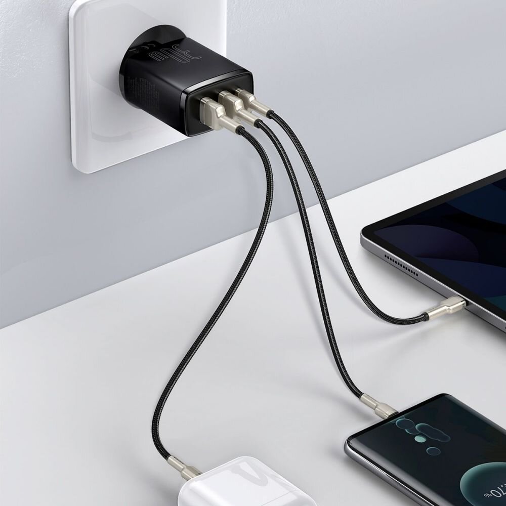 Baseus CCXJ-E01 3gn 2xQC3.0 + USB-C