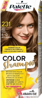 PALETTE COLOR SHAMPOO farba na vlasy 231 Svetlo hnedá