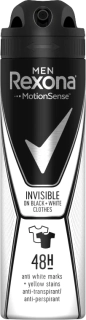 REXONA MEN deo sprej 150ml Invisible Black & White