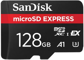 SanDisk microSD Express 128GB / U3 CL10 UHS-I / SDSQXFN-128G-GN4NN