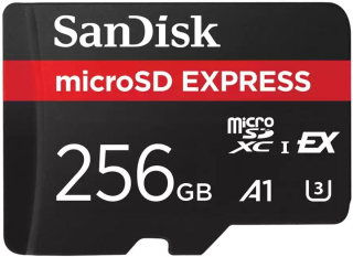SanDisk microSD Express 256GB / U3 CL10 UHS-I / SDSQXFN-256G-GN4NN