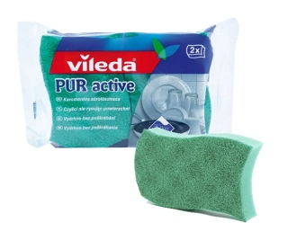 VILEDA špongia stredná PUR Active 2ks