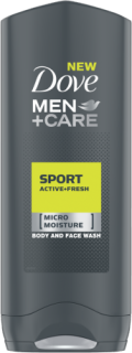 DOVE MEN sprchový gél 250ml Sport Active Fresh