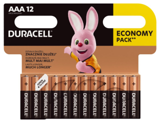 Duracell Basic LR03/AAA - 12ks