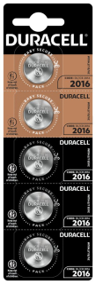 Duracell CR2016 Lithium Battery - 5ks