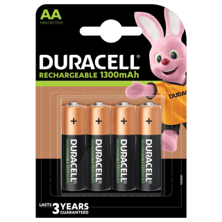 Duracell Recharge R6/AA 1300 mAh - 4ks