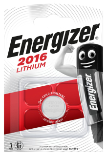 ENERGIZER Litium CR2016 - 1ks