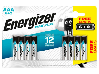 Energizer Max Plus LR03/AAA - 8ks
