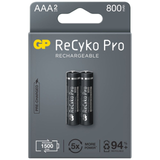GP ReCyko Pro AAA/R03 Ni-MH 800mAh - 2ks