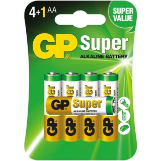 GP Super Alkaline LR6/AA - 5ks