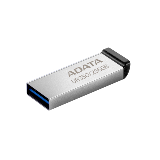 ADATA UR350/256GB/USB 3.2/USB-A/Čierna / UR350-256G-RSR/BK