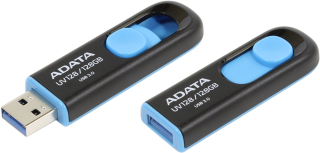 ADATA UV128/128GB/USB 3.2/USB-A/Modrá AUV128-128G-RBE