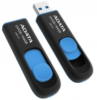 ADATA UV128/64GB/USB 3.2/USB-A/Modrá / AUV128-64G-RBE