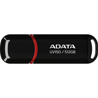 ADATA UV150/512GB/USB 3.2/USB-A/Čierna / AUV150-512G-RBK