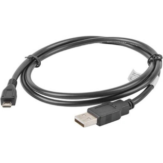 Lanberg MicroUSB kabel B - A 2.0 černý - 1m / CA-USBM-10CC-0010-BK