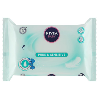 NIVEA BABY vlhčené obrúsky 63ks Pure & Sensitive