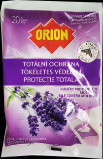 ORION levanduľové guličky proti šatovým moliam 20ks