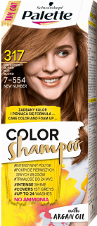 PALETTE COLOR SHAMPOO farba na vlasy 317 Orechovo plavý