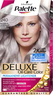 PALETTE DELUXE farba na vlasy 240 Popolavo chladný blond