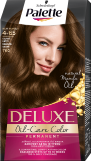 PALETTE DELUXE farba na vlasy 760 Oslnivo hnedá